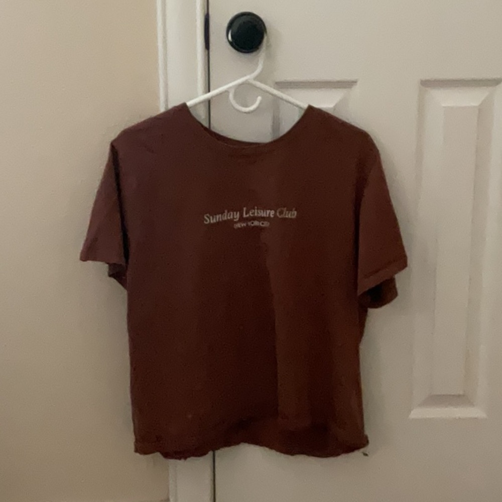 Brown cotton on tee